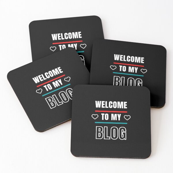 Item preview, Welcome To My Blog - Funny Quote designed and sold by FridPix.