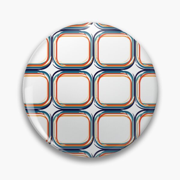 Item preview, vintage multicolor block, retro button designed and sold by pipikijung.