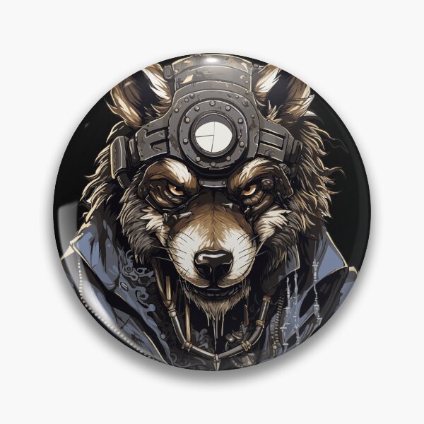 Item preview, Heavy Metal Biker Wolf designed and sold by EternalDelight1.