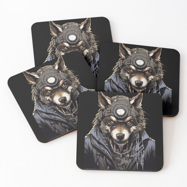 Item preview, Heavy Metal Biker Wolf designed and sold by EternalDelight1.