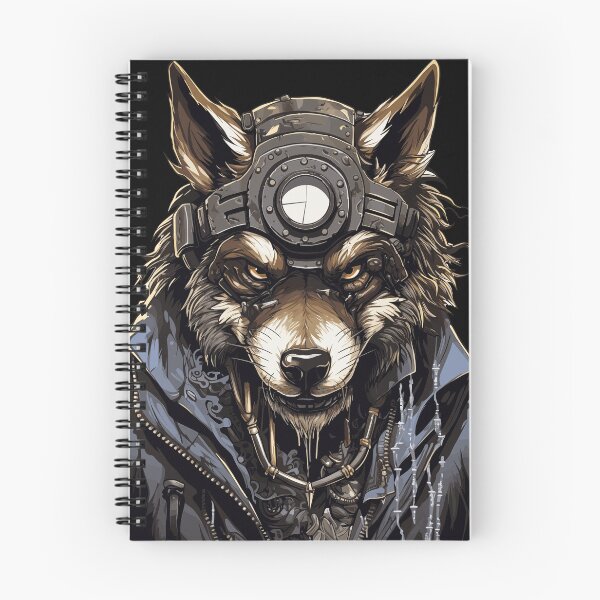 Item preview, Heavy Metal Biker Wolf designed and sold by EternalDelight1.