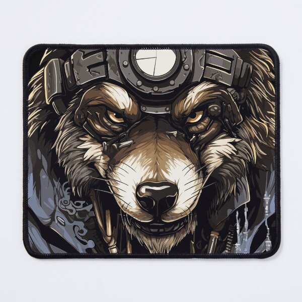 Item preview, Heavy Metal Biker Wolf designed and sold by EternalDelight1.