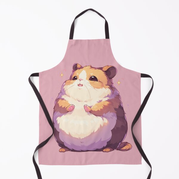 Item preview, Cute Chibi Hamster Smiling Animal - Cartoon Happy Sparkles designed and sold by ArtstyleAlchemy.