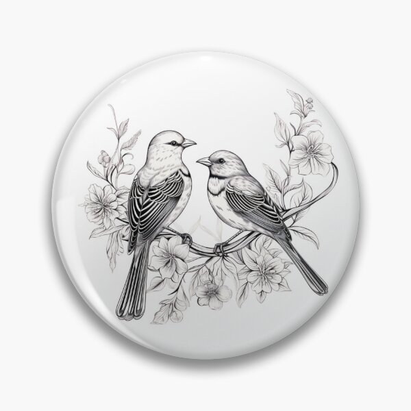 Item preview, Birds in Bloom designed and sold by RoonPalette.