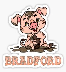 Bradford Piggy Sticker