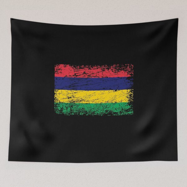 Item preview, Mauritius flag used look designed and sold by GeogDesigns.