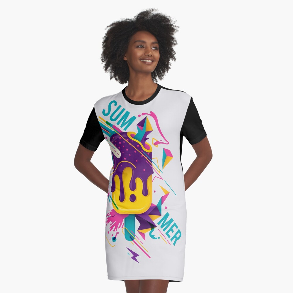 funky t shirt dress