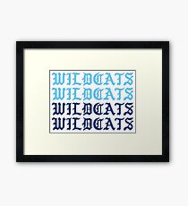 wildcats wildcats wildcats wildcats Framed Print