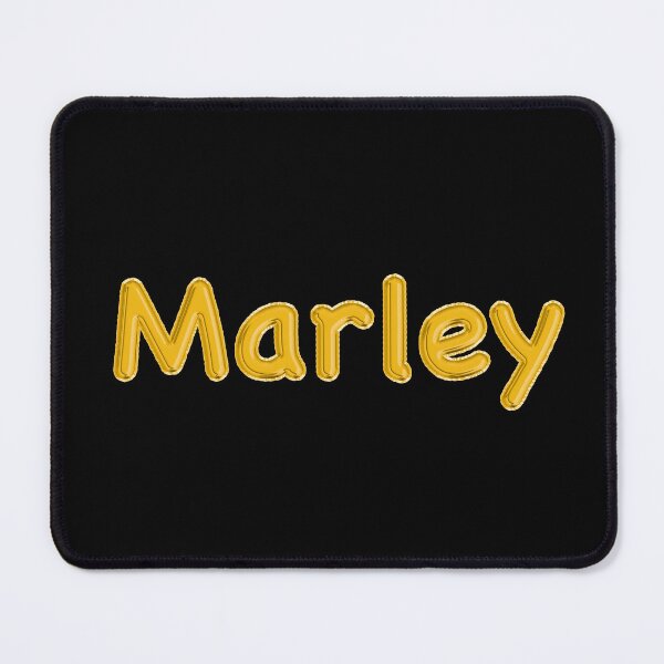 Item preview, Golden Balloon Marley Name Label (Black) designed and sold by NormadWorld.