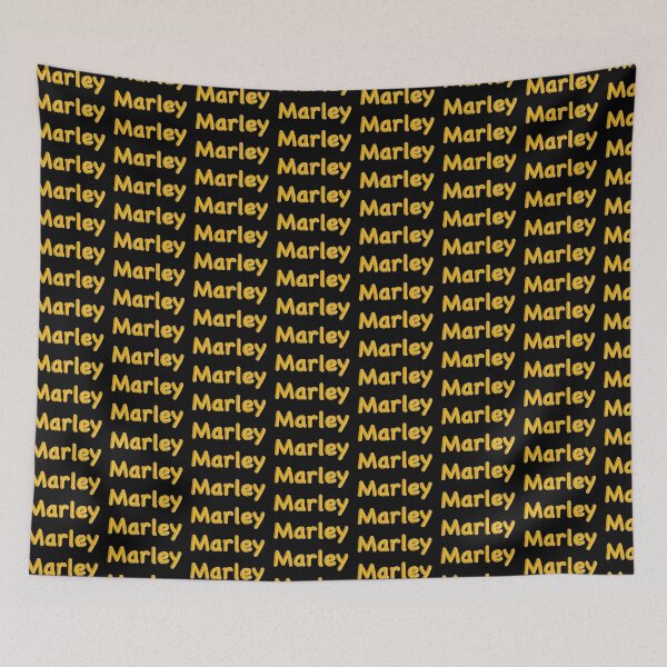 Item preview, Golden Balloon Marley Name Label (Black) designed and sold by NormadWorld.