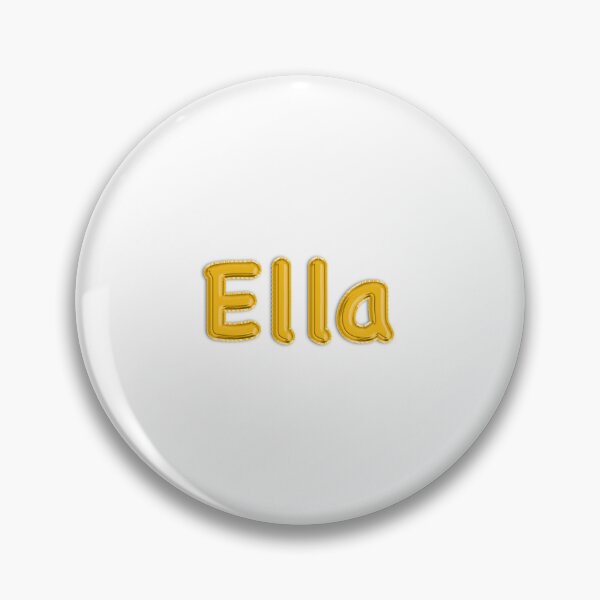 Item preview, Golden Balloon Ella Name Label designed and sold by NormadWorld.
