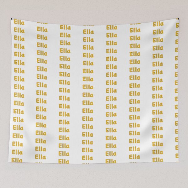 Item preview, Golden Balloon Ella Name Label designed and sold by NormadWorld.