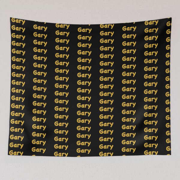 Item preview, Golden Balloon Gary Name Label (Black) designed and sold by NormadWorld.
