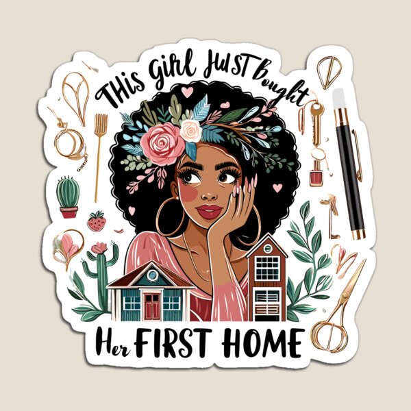 Item preview, Esta chica acaba de comprar su primera casa. designed and sold by babelshirt.