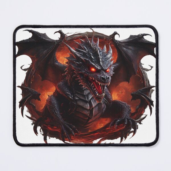Item preview, Crimson Fire: The Incandescent Gaze Dragon designed and sold by EstiloPrint.