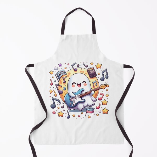 Item preview, Retro Rockstar Cute Ghost designed and sold by İlker Berk Ergan.