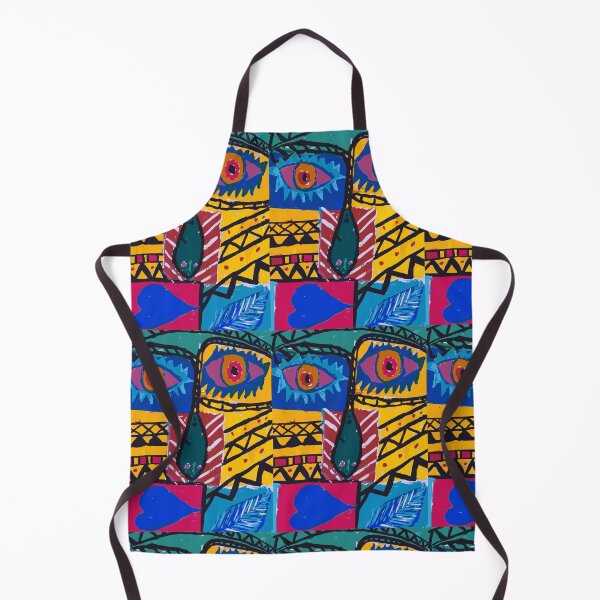 Item preview, ethnic mask artwork designed and sold by seredovandesign.