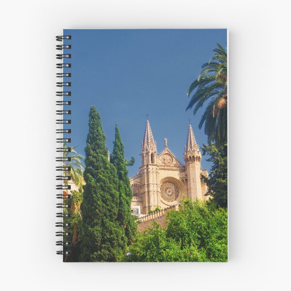 Item preview, Palma de Mallorca cathedral among the trees designed and sold by naranzaria.