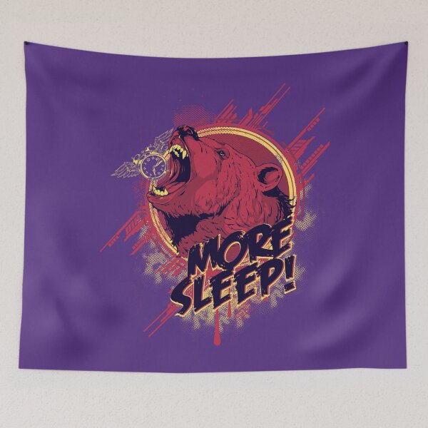 Item preview, MORE SLEEP - Late Riser Design designed and sold by Super3.