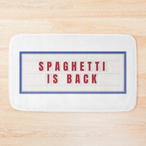 Item preview, Spaghetti is back sign designed and sold by MamSelle.