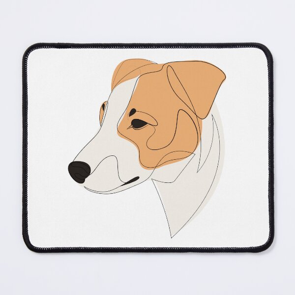 Item preview, Jack Russell Terrier - continuous line designed and sold by addillum.