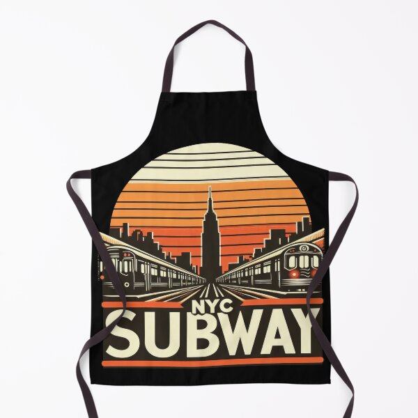 Item preview, New York Subway Retro NYC Subway Train designed and sold by MayaDelaye.