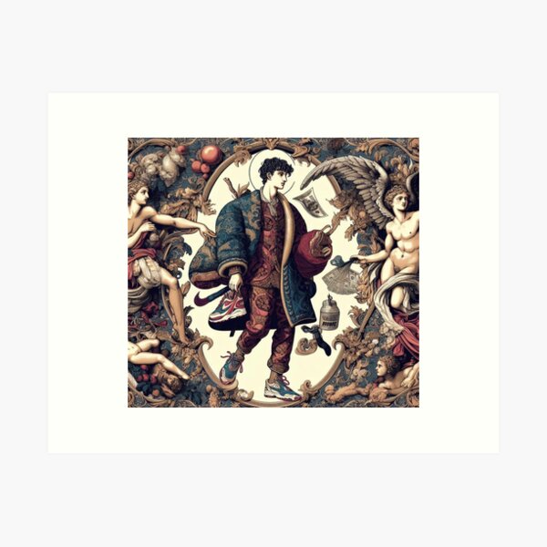Aperçu de l'œuvre Nike style baroque créée et vendue par KlaudiaMunilla.