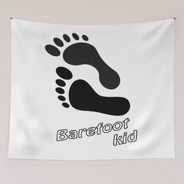 Item preview, Black Barefoot Kid Logo  designed and sold by Therilynne.