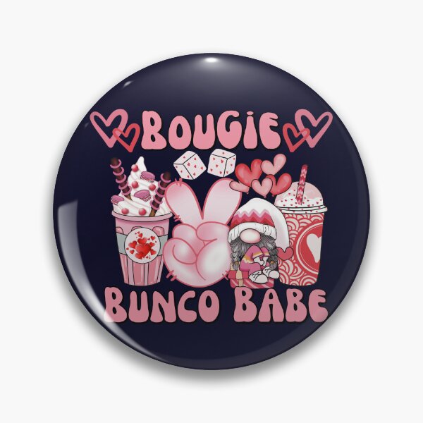 Item preview, Bougie Bunco Babe Bunco Player Valentine Cute Gnome Hearts designed and sold by SunfullyYours.