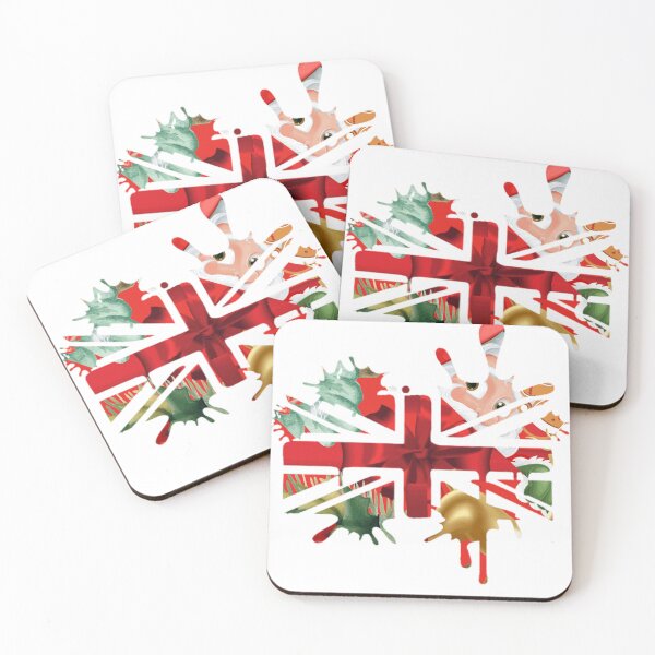 Item preview, Merry christmas uk flag camouflag designed and sold by Artisan-wave.