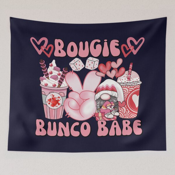 Item preview, Bougie Bunco Babe Bunco Player Valentine Cute Gnome Hearts designed and sold by SunfullyYours.