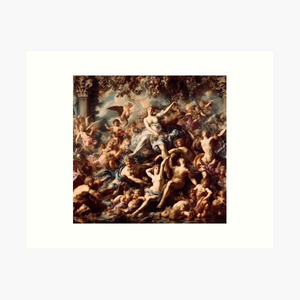 Aperçu de l'œuvre peinture baroque créée et vendue par KlaudiaMunilla.
