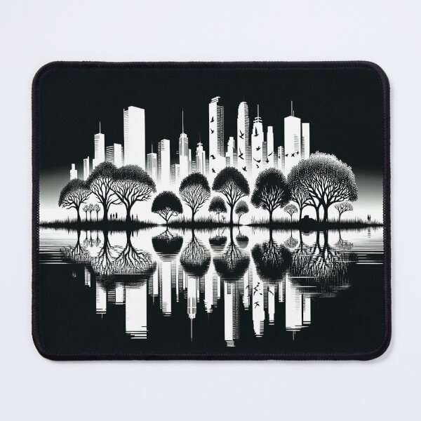 Item preview, "Mirror Metropolis" designed and sold by CanvasLady.