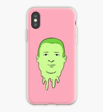 Vinilo o funda para iPhone patrón de colina bobby pegajosa verde y rosa