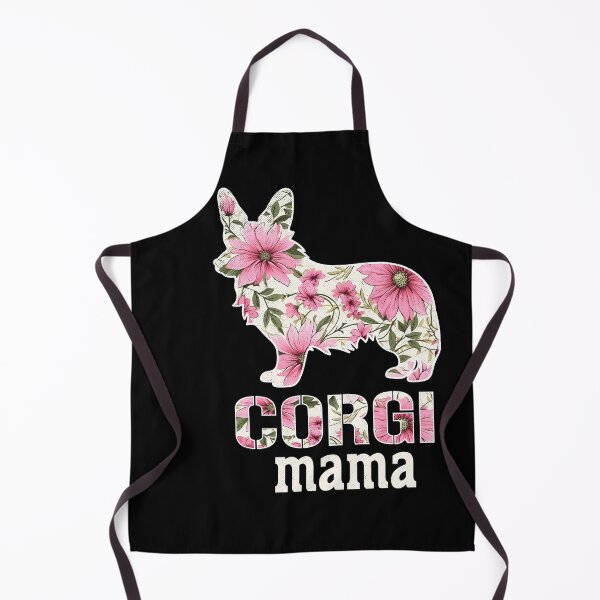 Artikelvorschau, Corgi Mama Hundeliebhaber Blumengrafik entworfen und verkauft von GirlGlowGraphic.