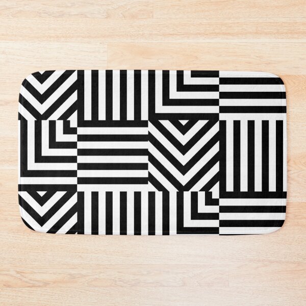 Item preview, EVIL in modern stripe line geometry pattern. designed and sold by kongkorakrich.