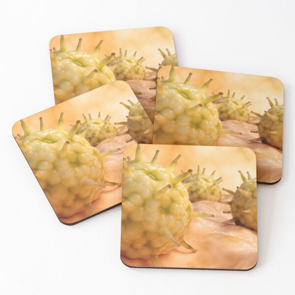 Item preview, STK701624H-Influenza virus on surface. designed and sold by StocktrekImages.