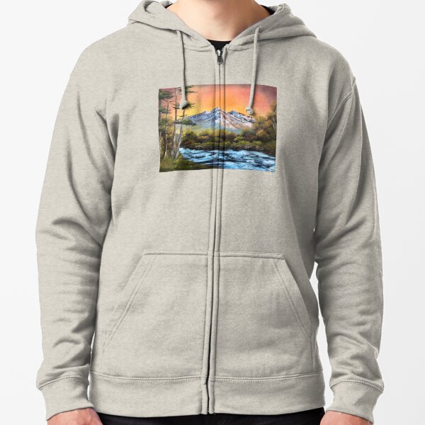 Bob ross hot sale galaxy hoodie