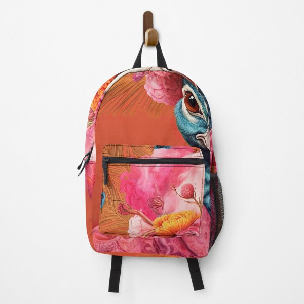Item preview, Anthropomorphic Rococo Peacock with Flowers Portrait designed and sold by GulDesignCo.