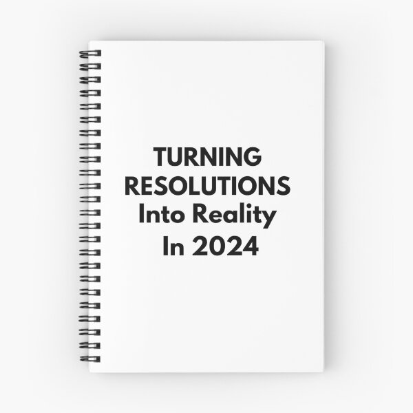 Item preview, Convertir las resoluciones en realidad en el diseño de 2024 designed and sold by IndreB.