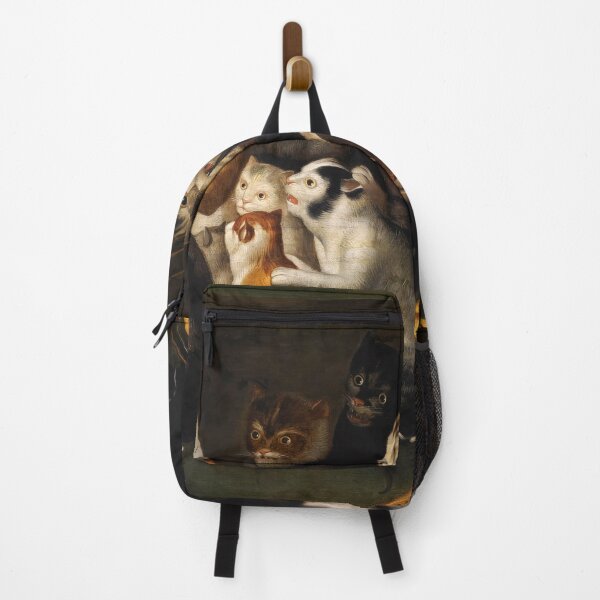 Item preview, Medieval Cats Reading Music Notes Renaissance Painting, Flemish Art designed and sold by Pinkandfurryous.