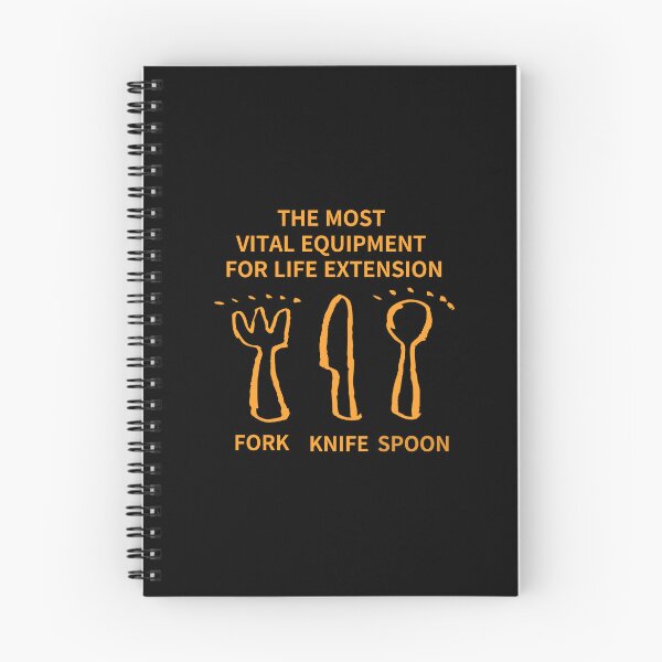 Item preview, SPOON, KNIFE, FORK,THE MOST  VITAL EQUIPMENT  FOR LIFE EXTENSION designed and sold by zzzozzo.