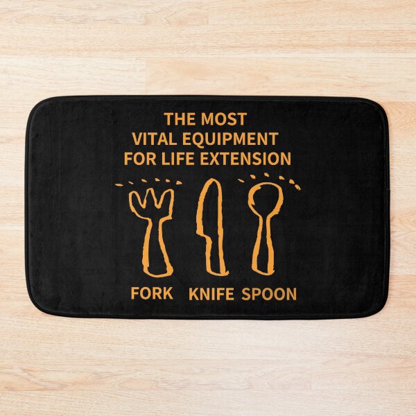 Item preview, SPOON, KNIFE, FORK,THE MOST  VITAL EQUIPMENT  FOR LIFE EXTENSION designed and sold by zzzozzo.