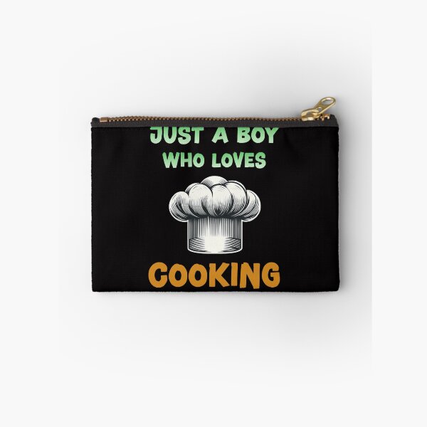 Item preview, Just a boy who loves cooking designed and sold by HeadTurningArt.