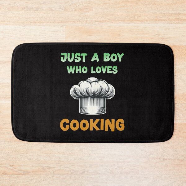 Item preview, Just a boy who loves cooking designed and sold by HeadTurningArt.