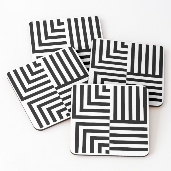 Item preview, LIFE in modern stripe line geometry pattern. designed and sold by kongkorakrich.