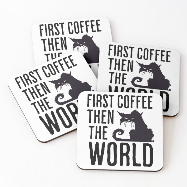 Item preview, First coffee then the world designed and sold by RaviKnarfArt.