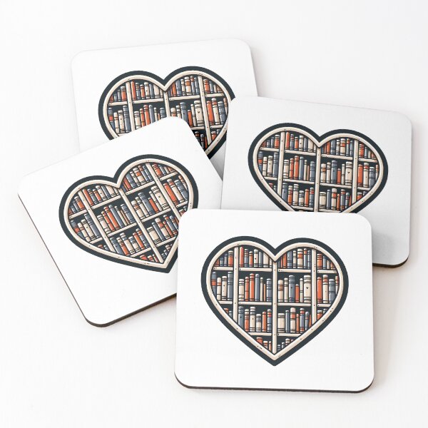 Item preview, Book Lover's Valentine's Day Heart designed and sold by Truck Stop One.