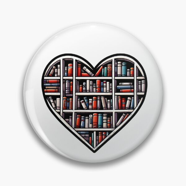 Item preview, Book Lover's Valentine's Day Heart designed and sold by Truck Stop One.