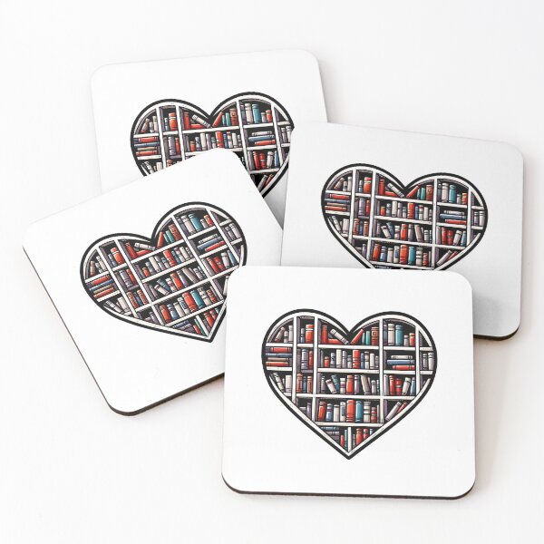 Item preview, Book Lover's Valentine's Day Heart designed and sold by Truck Stop One.